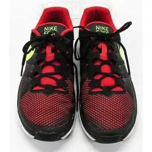 Nike Black Red Running CrossFit Shoes Free 3.0 Mens Size 9 Light Use Fast Ship Men main image 4